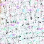 Elle  White Pink Purple & Blue Textured Tweed Blazer Photo 4
