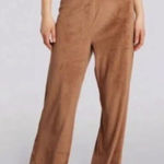 SKIMS Velour Wide Leg Track Pants – Sienna – Size Large Photo 0