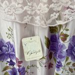 Free People  Dress Size Medium Warm Hearts Midi NWT Ivory Combo Lace Floral Boho Photo 7