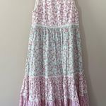 LoveShackFancy X Target Camille Tiered Floral Dress Pink Sleeveless Babydoll XS Photo 4