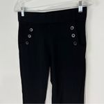 Betabrand  Six Button Boot Cut Dress Pant Yoga Pants Size Small Long Black Photo 4
