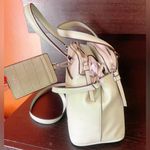 Calvin Klein desert sage Garnet Triple Compartment Zipper Satchel 2-in-1 NWT$188 Photo 4