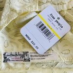 Free People Intimately Galloon Bralette Bra Medium Floral Lace Racerback Yellow Photo 5
