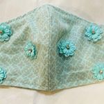 Handmade 😷 Floral Face Mask w/pocket Photo 0