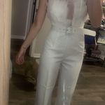 These Three White Feather Romper Size M Photo 1