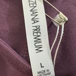 Zenana Outfitters New Casual Travelers Dress Women's Size L Flare Short Sleeve Eggplant Photo 6