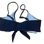 Blooming Jelly  Navy Blue Tie Front Bikini Women’s Size Medium Photo 9