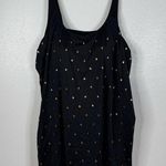 Swimsuits for All NWT Black Gold Studded One Piece Swimsuit Size 30 Photo 0
