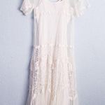 Free People Elson Ivory Lace Festival Maxi Dress Photo 7