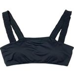 Vineyard Vines Smocked Bikini Top - Jet Black - XL Photo 0