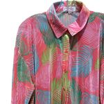 Jess Lea Malibu Sunset Pleated Set Pink and Green Multicolor Women’s Size Medium Photo 5
