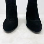 Steve Madden [] Rookie Black Suede Cut-Out Side Split Shaft Ankle Boots Size 10 Photo 7