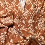 Free People Intimately Brown Floral Bodysuit Women Size S Photo 5