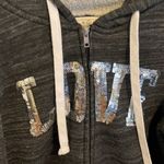 Reflex hoodie medium with glitter. Gray. Very nice condition. Soft and cozy Gray Photo 6