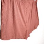 SheIn  Curve Tie Front Ribbed Knit Casual PJ Shorts Stretch Pink Orange Size 1XL Photo 7