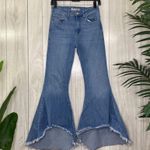 Mavi Jeans  Larissa Mid Rise Flounce Fashion Flare Raw Hem Jeans size 27 Photo 1