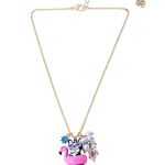 Betsey Johnson Beach Floating Dog Pendant Necklace MSRP $48 Photo 1