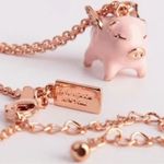 Kate Spade  - Imagination Flying Pig Necklace | Rose Gold - NWT | W/ Dustbag! Photo 1