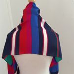 Liz Claiborne Multicolor Striped Silk Scarf Photo 2
