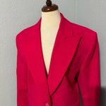 ZARA  Christmas Fuchsia Tailored Fitted Blazer Limited Edition Lapel Collar Sz XL Photo 11