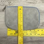 Bare Minerals Gray Faux Suede Zip Top Makeup/Cosmetics Bag Approximately 8" X 6" Photo 3