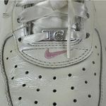 Nike  Air Force 1 Pewter‎ Pearl Metallic Low Wedding Sneaker Women's Size 8 Photo 7