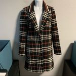 Scotch & Soda  Contrast Collar Boucle Plaid Coat Photo 3