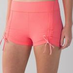 Lululemon Neon Peach Biker Shorts Photo 0