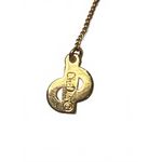 Christian Dior  Gold Heart Pendant Necklace Photo 1