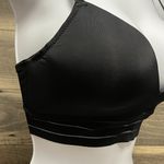 Vince Camuto Black Mesh Long Lined Wireless Bra 36C Photo 2