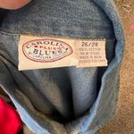 Vintage Carolina Blues Denim Christmas‎ Jacket Blue Size 26 Photo 4