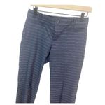 Banana Republic Logan Crop Navy Blue Pinstripe Pants Trousers Size 0P Straight Photo 2