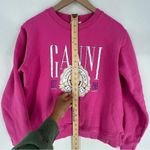 Ganni  Pink Crew Neck Sweatshirt Photo 9