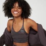 Aerie Offline Real Me Strappy Back Sports Bra XL Women’s Expresso Kiss GUC 1020. Photo 0