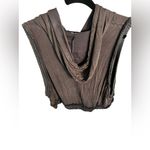 POL  Mineral‎ Wash Navy Gray Hooded Tank medium Photo 3