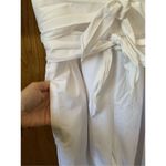 Gal Meets Glam Swayer Poplin Jumpsuit White Size 10 Photo 8