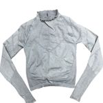 Free People Movement  Good Karma Hi-Neck Seamless Top Gray M/L Long Sleeve Top Photo 10
