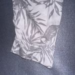 C&C California Womens White Gray Leaf Print Cropped Jogger Pants Small Photo 2