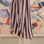 Pink Rose  Rayon Striped Tie Front High Low Hemline Top M Photo 12