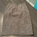 Talbots  Skirt Tweed Wool Blend - Black and White size 10, size 10 Photo 1