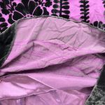 STUDIO M Dress Medium‎ Silk Blend Velvet Floral Halter Neck Purple Y2K Boho 90s Photo 4