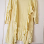 Cynthia Rowley  Yellow Ruffled Women's Sweater Photo 0