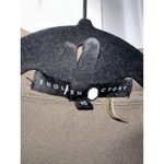 English Factory XS Olive Green Tie Front Long Sleeve Shirt Dress Casual Photo 6