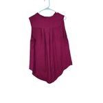 Torrid Vanity Sizing Size 00 Berry Sleeveless Business Career Top Photo 1