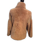 PINK - Victoria's Secret Victoria's Secret Sherpa 1/2 Zip Teddy Bear jacket Fluffy Beige Small S Photo 1