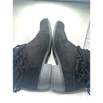 Sophie Sue Black Fringe Ankle Boots Size 9 western Photo 4