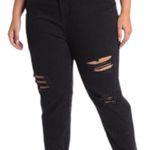 Madewell High Rise The Mom Jeans Renley Black Wash Size 37 Photo 0