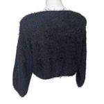 Free People NWT, Flurry Eyelash Sweater In Black, Sz S Photo 4