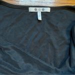 Three Dots navy cowl drape neck modal blend sleeveless blouse size medium Photo 3