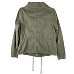 Old Navy  Canvas Field Jacket Women's M Olive Green Zip Gorpcore Pockets Military Photo 1